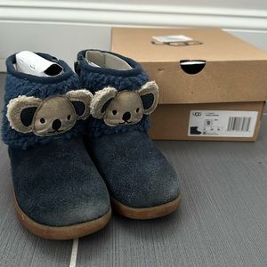 Ugg Koala Stuffie Navy Blue Boots - Size 9 Toddler/ with original packaging